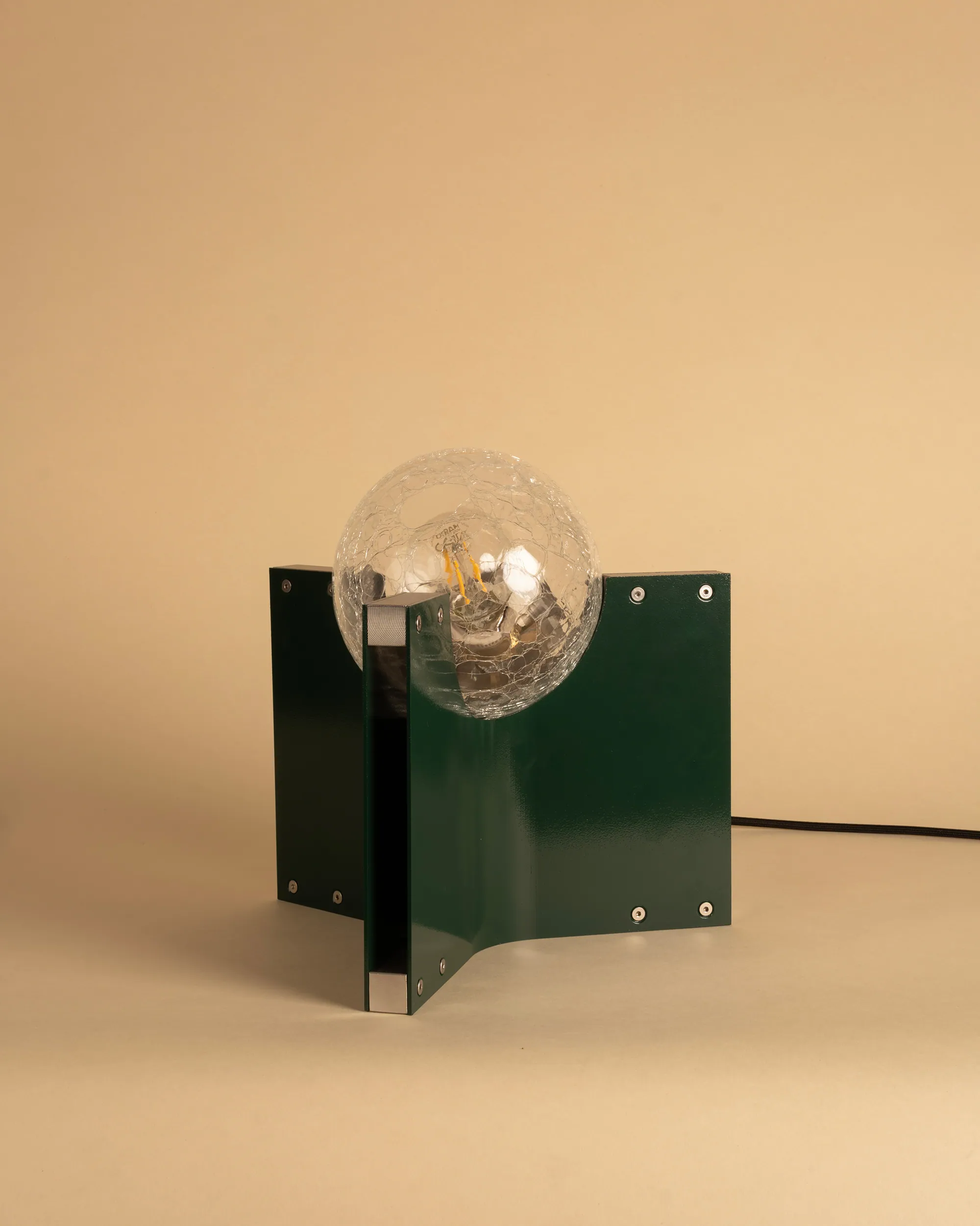 Crackdown Mini Green Crackle Globe, unlit