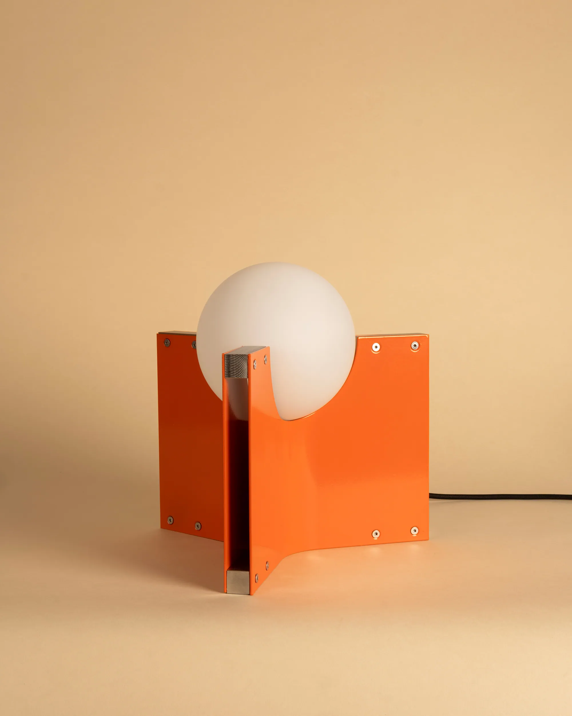 Crackdown Mini Orange Opal Globe, unlit
